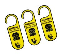 Segnale di avvertimento "Do Not Disturb - Non aprire il gancio del bagno", per casa, ufficio, hotel, da appendere