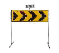 Segnale Di Avvertimento Luminoso A LED Lampeggiante Ad Alta Luminosità,cartello Stradale,segnaletica Stradale,Segno Freccia Riflettente In(Size:108*40*110 cm/42.5*15.74*43.3 in,Color:Freccia destra)