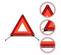 Segnale Di Avvertimento Riflettente Triangolo Emergenza Pieghevole