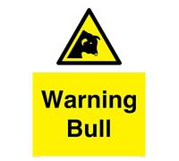 Segnale di avvertimento toro - 600x800mm - A1P