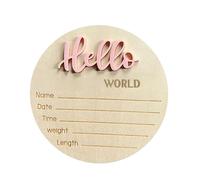 Segnale di benvenuto per bambini, Hello Baby Sign for Hospital - Hello Birth Baby Welcome Sign - Welcome Baby annuncio segno di nascita per la decorazione del bambino