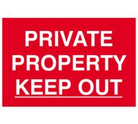 Segnale Di Proprietà Privata Non Entrare - PVC 300 X 200Mm SCA1652