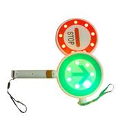 Segnale di stop a LED ricaricabile - Luce di segnalazione stradale portatile ad alta visibilità for indicazioni di parcheggio