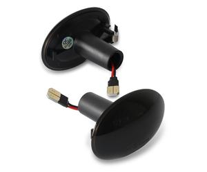 Segnale di svolta indicatore laterale a LED nero con approvazione elettronica...