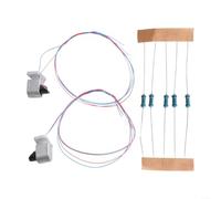 Segnale di terra del faro nano della ferrovia del modello in scala HO Luci rosse e verdi per la modellazione autentica del treno