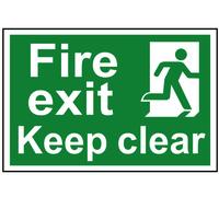Segnale Di Uscita Antincendio Non Ostacolare - PVC 300 X 200Mm SCA1513