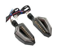 Segnale Luce Freno 1 Paio LED Sport Bike Moto Indicatori Di Direzione Luce Sinistra E Destra 12V Luci Marcia Diurna Indicatore Lampeggiante Lampada Universale