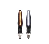 Segnale Luce Freno 24LED Moto LED Indicatori Di Direzione Bianco Rosso Ambra Che Scorrono Luce Anteriore Lampeggiatore Per Dirt Bike Sport