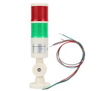 Segnale luminoso di avvertimento Segnale di allarme Luce 24V Rosso Verde Lampada Indicatore luminoso d'avvertimento della torre con segnale acustico e cicalino