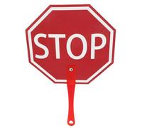 Segnale portatile a doppio lato con manico, aiuto didattico in aula per l'apprendimento precoce, impegno, educazione precoce, strumento in classe