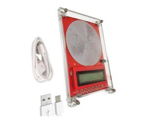 Segnale portatile da 7,83 Hz per risonanza delle onde Schumann (rosso) | Segnale portatile da 7,83 Hz per risonanza d'onda Schumann con oscillatore stabile per l'uso a casa e in ufficio (nero)