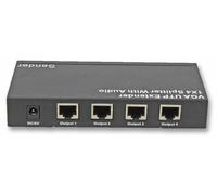 SEGNALE PRO - Splitter VGA UTP Extender 1x4 con audio su Cat5