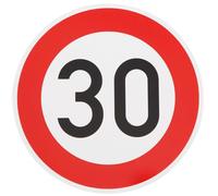 Segnale Stradale 30 Km/H Scudo 600 MM Ø Cartello per Compleanno Verkehrszeichen