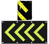 Segnale stradale a LED da 45,7 x 83,7 cm, guida direzionale lampeggiante per costruzione, EMS, salvataggio, sicurezza autostradale e forze dell'ordine, segnalazione magnetica