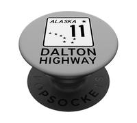 Segnale stradale Dalton Highway Alaska Route 11 PopSockets PopGrip Adesivo
