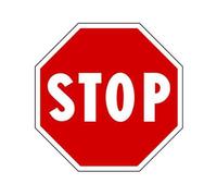 Segnale Stradale FIG.37 Stop Ø 60 cm