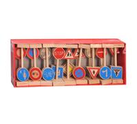 Segnale stradale, parcheggio per bambini, in legno, RS 371