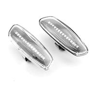 Segnale svolta 2X Per Citroen Per C4 Per Picasso Per C3 Per C5 DS4 LED Car Dynamic Indicatore Di Direzione Indicatore Laterale Lampada Lampeggiante Ambra indicatori direzione(Crystal white)