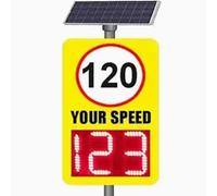 Segnaletica a LED per il limite di velocità con display radar regolabile | Display radar regolabile, adatto all'uso su strade e autostrade esterne, misura la velocità nell'intervallo 0-199 km/h
