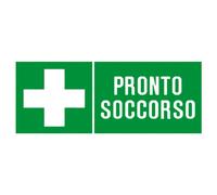 Segnaletica di sicurezza "Pronto soccorso" 31 x 14 cm