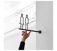 Segnaletica in metallo 3D per uomini e donne, design durevole ed elegante per casa, ufficio e strutture pubbliche