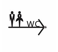 Segnaletica per bagni, Cartelli for toilette for uomini e donne, cartelli for porta del bagno, frecce for