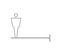 Segnaletica per bagni, Cartello for WC maschile e femminile da 20,7 x 32 cm, segnaletica for bagni di hotel, for pubblici, guida al logo(Sier,Man)