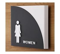 Segnaletica per bagno, Bathroom Door Signs, Restroom Signs for Home and Business Office Door Wall