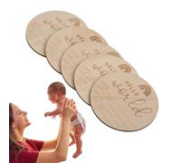 Segnaletica per neonato - Segnaletica per nascita e mamma | in legno per annunci per bambini, bacheca per annunci pubblicitari, monumento in legno per neonato, nuovo n