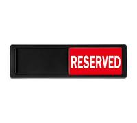 Segnaletica per porta da ufficio con scritta in inglese "Do Not Disturbs Reserved/Available Sliders Sign Home Office Vacant Occupied Privacy" Porta scorrevole riservata o disponibile