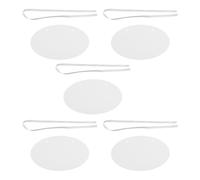 Segnaletica per sedia riservata con acrilico trasparente e spazio per | Facce non stampate per nomi e numeri da tavolo, design a nastro a due fori per feste ed eventi
