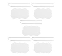 Segnaletica per sedia riservata con acrilico trasparente e spazio per | Spazio personalizzabile per nome e messaggio, formato sedia con nastro, set da 5 pezzi per posti riservati e espositori per