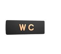 Segnaletica per servizi igienici Semplici cartelli for il bagno di uomini e donne, WC, guida ai servizi igienici pubblici, indice dei segni dell'hotel, segno richiesta del a sinistra destra(2,30x10cm)