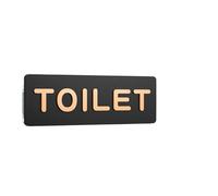 Segnaletica per servizi igienici Semplici cartelli for il bagno di uomini e donne, WC, guida ai servizi igienici pubblici, indice dei segni dell'hotel, segno richiesta del a sinistra destra(1,24x8cm)