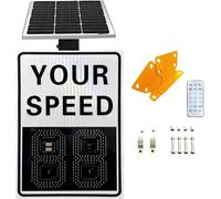 Segnaletica radar solare per la visualizzazione della velocità con feedback a LED per autostrade e strade