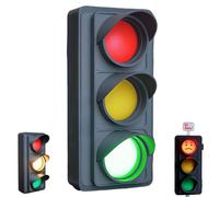 Segnaletica Sociale Semaforo Decor Retro, segnaletica Regolabile per Illuminazione da Parete per scrivania con Cambiamento di Colore, per Ufficio Domestico, Stanza o Spazio condiviso