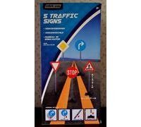 Segnaletica stradale Alert per bambini, set di 5, 21,5 x 72 cm, nuova, confez...