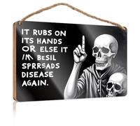 Segnali amici per la decorazione della casa I dati di input possono contenere contenuti inappropriati. Cartello divertente per ufficio e casa in legno (20 x 30 cm)