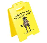 Segnali Avvertimento Per Banco Ufficio Divertenti Humor Desktop Decoration Forniture Hold On Partner Sono Un Regalo Per Segni Sovrastimolato Sul Partner Sono I Segni Sovrastimolati