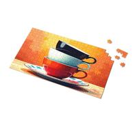 Segnali da bar vintage in ceramica con piatto floreale immagine puzzle uomo caverna bar roba per la stanza dei ragazzi (500 pezzi)