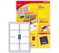 Segnali di avvertimento per spedizione, 99,1 x 67,7 mm