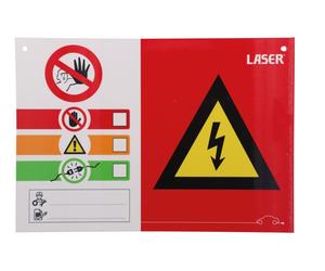 Segnali Di Avviso Hybrid/EV Laser 3 Pezzi 8462