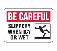 Segnali di pericolo - Keep Out Safety & Compliance Signs/OSHA & ANSI Compliant Safety Signs/Ice and Snow Warning Signs Metal Sign Sign Tin Sign 30,5 x 40,6 cm