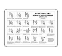 Segnali di sicurezza con gru - Segnali di sicurezza per gru idrauliche mobili Segnali di sicurezza e conformità/OSHA & ANSI Segnali di sicurezza/impalcatura, miniera e cantiere in metallo, 30,5 x 40,6