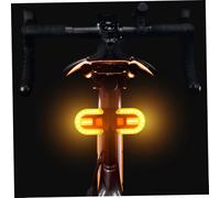 Segnali di svolta in Bici, 5 luci a LED Umore Wireless Remote Control Segnali di svolta in ebike Ricaricabili, luci di Coda Wireless Impermeabili per la Sicurezza della Notte della Bici di Montagna