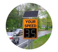 Segnali di velocità radar a LED ad energia solare, indicatore di limite di velocità lampeggiante per strade e autostrade, 50 x 70 cm, soluzione efficace per il monitoraggio della velocità