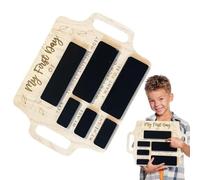 Segnali scolastici per il giorno dei bambini | Tavola di legno riutilizzabile per il giorno di scuola 9.0 x 12.0 in, giorno del consiglio scolastico, segno di ritorno della scuola