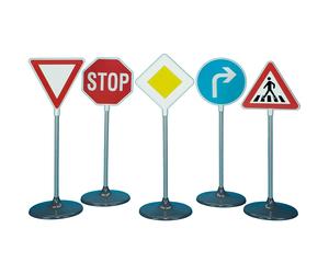 Segnali Stradali 2 Basic New - Set Educativo 5 Pezzi per Bambini