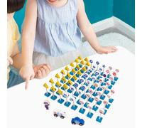 Segnali stradali Materiale didattico per piccoli giocattoli per auto e treno Set