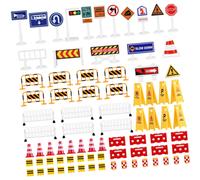 Segnali stradali per bambini, modelli di giocattoli per segnali stradali, kit di apprendimento interattivo per l'educazione alla sicurezza dei bambini